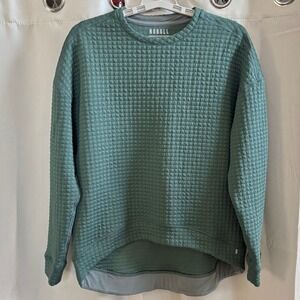 NOBULL Crewneck Sweatshirt Oversized Medium Quilted Gorpcore Athleisure 19999